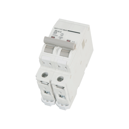 เซอร์กิตเบรกเกอร์ 63 แอมป์ 2 โพล 10KA เซฟ-ที-คัท สมาร์ท รุ่น US สีขาว_1